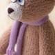 Plush Bear Toy stuffed bear Amigurumi Doll bear stuffed toy Handmade crochet bear toy stuffed bear toy large bear plush bear Easter decor