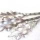 Silver Leaves Bridal Hairpins Bridesmaids Hair Accessories Leaf Clips  New Years Eve Jewelry Outdoor Wedding
