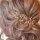 Emily Wedding HairVine Colour options, Bridal Gold and Blush Emily Vine - Free Shipping! Bridal Hair Accessories, Wedding Hairpiece, Vine, T