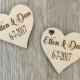 25 Custom wooden tags, wooden hearts, wood tags, heart tags, invitation tags, personalized favor tags, wedding favor tags