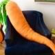 Carrot Pillow - Giant 4 Foot Long Body Pillow for Loneliness