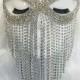 Crystal Dreams — Rhinestone Mask, Face veil, bridal, wedding, veil, masquerade, headpiece, wedding accessory