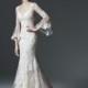 White/Pewter Accent Sottero and Midgley by Maggie Sottero Gabriella - Brand Wedding Store Online