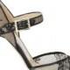 Pre-Owned Nib Jimmy Choo Lace Mary Jane Peep Toe Pump Black Sz 38.5 Ankle Strap Heels $750
