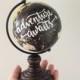 Adventure Awaits Mini Hand Painted Globe, hand Lettered Mini Globe, Wanderlust, World Traveler Globe, Small Globe,  Travel Gift
