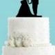 Couple Holding Hands Wedding Cake Topper