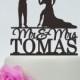 Muscle Man And Woman Silhouette,Wedding Cake Topper,Custom Cake Topper, Mr And Mrs Cake Topper,Bodybuilding Topper, Funny Topper C133
