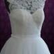 Lace Ball Gown Wedding Dress With Illusion Boat Neckline 