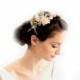 Romantic Vintage Rococo Flowers Hairband in Victorian style – Bridal Perfection!
