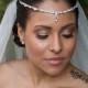 Bridal Forehead Band ~ Bridal Headband ~ Rhinestone Hair ~ Swarovski Crystal Headpiece ~ Wedding Headband ~ Vintage Bridal ~Headpiece Heaven