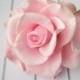 Pink Rose Hairpin - Flowers hair pin hair accessories - Rose Hair Piece - Wedding Hair Decoration - Hair Wedding Flowers