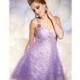 Terani One Shoulder Ruffle Short Prom Dress P688 - Brand Prom Dresses