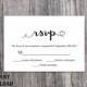 DIY Wedding RSVP Template Download Printable Wedding Rsvp Cards Editable Black Rsvp Postcard Heart Rsvp Card Template Elegant Response Cards