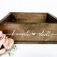 Wedding Card Box - Custom Rustic Wedding Decor - Wooden Card Box