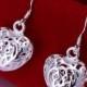 Love Sterling Silver Earrings, 925 Silver Earrings, Em's Lovely Sterling Silver Earrings., Gift For Her