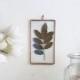 Hanging Hinged Double Stained Glass Frame, Photo Display, Pressed Flowers Display, Preserved Leaves Frame