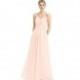 Pearl_pink Azazie Cecilia - Chiffon Sweetheart Back Zip Floor Length Dress - Charming Bridesmaids Store