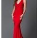 Stunning Xtreme Cowl Neck Open Back Prom Dress with Jewel Detailing - Discount Evening Dresses 