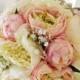 Peony bouquet / Rose bouquet / Silk wedding flowers / Bridal bouquet / Silk wedding bouquet / Bridal flowers / Rose bouquet / Tahlia BB