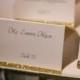 Wedding Place Cards - Formal Glitter Escort Cards - Gold Glitter Seating Cards - Wedding Name Cards - Party Event Cards- Various Colors