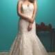 Allure Women Plus-Size Dresses Style W363 by Allure Women - Ivory  White  Champagne  Blush Lace Floor Wedding Dresses - Bridesmaid Dress Online Shop
