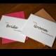 Wedding Vows, To My Groom Card, To My Bride Card, Gold Foil Cards