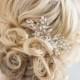 Crystal Bridal Comb, Wedding Hair Accessory,  Bridal Hair Accessory