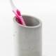 Smooth Concrete Cup / Bathroom Cup / Toothbrush Holder/ White/ Gray/ Charcoal