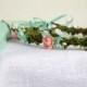 Moss&Rose crown Maternity headband Circlet Wedding wreath Woodland Fairy Mint Green Cream Coral Pink