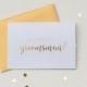Will You Be My Groomsman gold foil Best Man proposal box Groomsman proposal wedding party card gold foil groomsman invitation groom gift