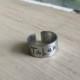 Personalized Couples Ring - Silver - Couples Ring - Taken with initials