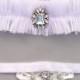 White Wedding Lace Garter Set with Rhinestone/sequin/wedding accessories/Bride Fashion