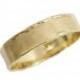 14K Matte gold wedding band. yellow gold wedding band. Curvy wedding band.   gold wedding band for men women, yellow gold,(gr9376-854).