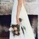 Boho Beach Wedding Dresses Sexy Summer Spaghetti Straps Open Backs Lace White Wedding Gown
