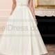 Stella York Short Satin Wedding Dress Style 6356