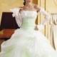 Eli Shay, Domino blanc et anis - Superbes robes de mariée pas cher 