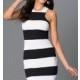 Short Sleeveless High Neck Dress D4307PS - Brand Prom Dresses