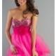 Strapless Baby Doll Party Dress - Brand Prom Dresses