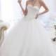Grand Ball Gown Sweetheart Basque Waist Floor Length Tulle Wedding Dress CWUF13003 - Top Designer Wedding Online-Shop