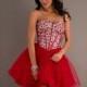 Amazing Tulle A-line Sweetheart Neckline Short Homecoming Dress With Beadings & Rhinestones - overpinks.com