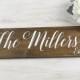 Bridal Shower Gift-  Last Name Sign-Rustic Wedding Decor- Mothers Day Gift- Gift for Bride- Wedding Gift- Personalized Gift- Wedding Signage