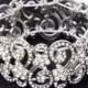 Crystal Women Elastic Wedding Bracelet Silver