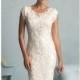 Lace Slim Gown by Allure Bridals - Color Your Classy Wardrobe