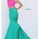Two Piece Sherri Hill Dress with Mermaid Skirt - Discount Evening Dresses 