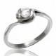 Diamond Engagemnt Ring, Diamond Ring,  14K Flower Ring, Gifts for Her, Diamond Stackable Ring, Diamond Flower Ring, Fast Free Shipping