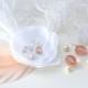 Delicate silk flower and feather pink-clip hair Wedding-Veil-jewelry wedding-Bastienne-bridal adornement-wedding hairstyle-