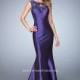 Majestic Purple GiGi by La Femme 22723  GiGi Designs by La Femme - Elegant Evening Dresses