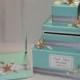BEACH theme Wedding Card Box and Matching Guest Book and Pen -Sea Shells-Starfish accents