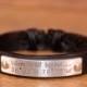Men's latitude longitude bracelet, Personalized men's coordinates bracelet, engraved father's day bracelet, boyfriend Valentine's day gift