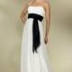 Simple A-line Strapless Ruching Floor-length Chiffon Bridesmaid Dresses - Dressesular.com